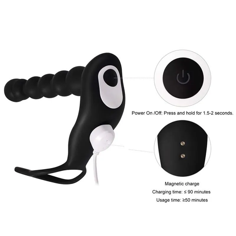 10 Powerful Vibration Modes Butt Plug