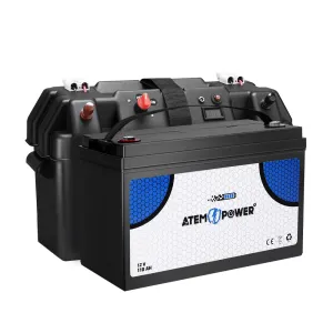 110AH 12V AGM Battery AMP Hour SLA Deep Cycle Dual Fridge with Battery Box