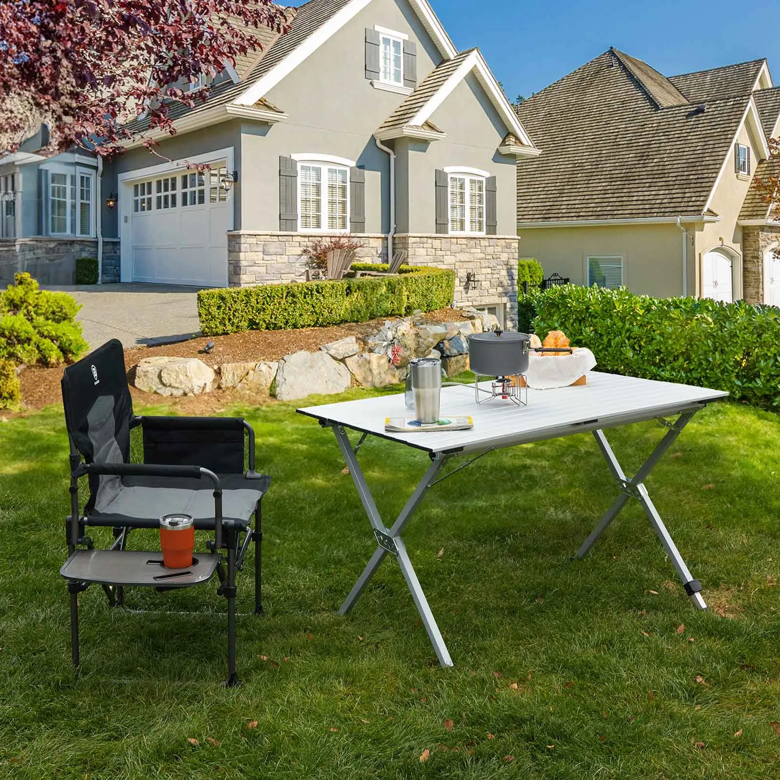 4-6 People All Terrain Aluminium Camping Table