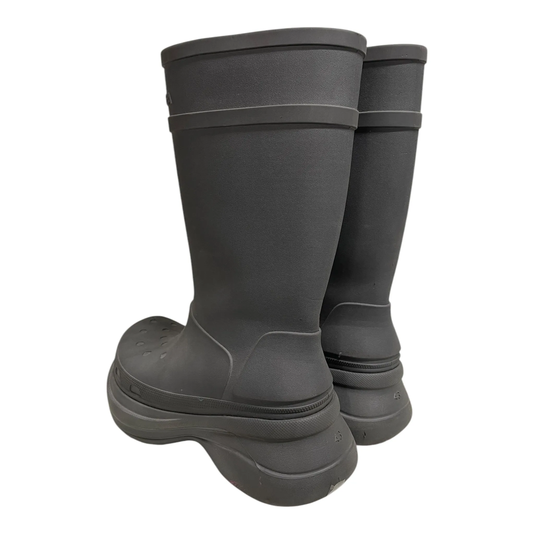 BALENCIAGA/crocs/Rain Boots/US 11/GRY/