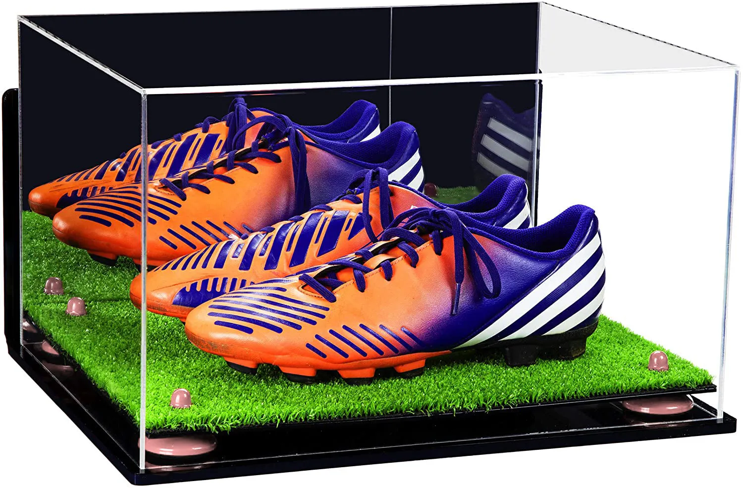Basketball Shoe Pair Display Case 15.25 X 12 X 9 Mirror (A082/V13)