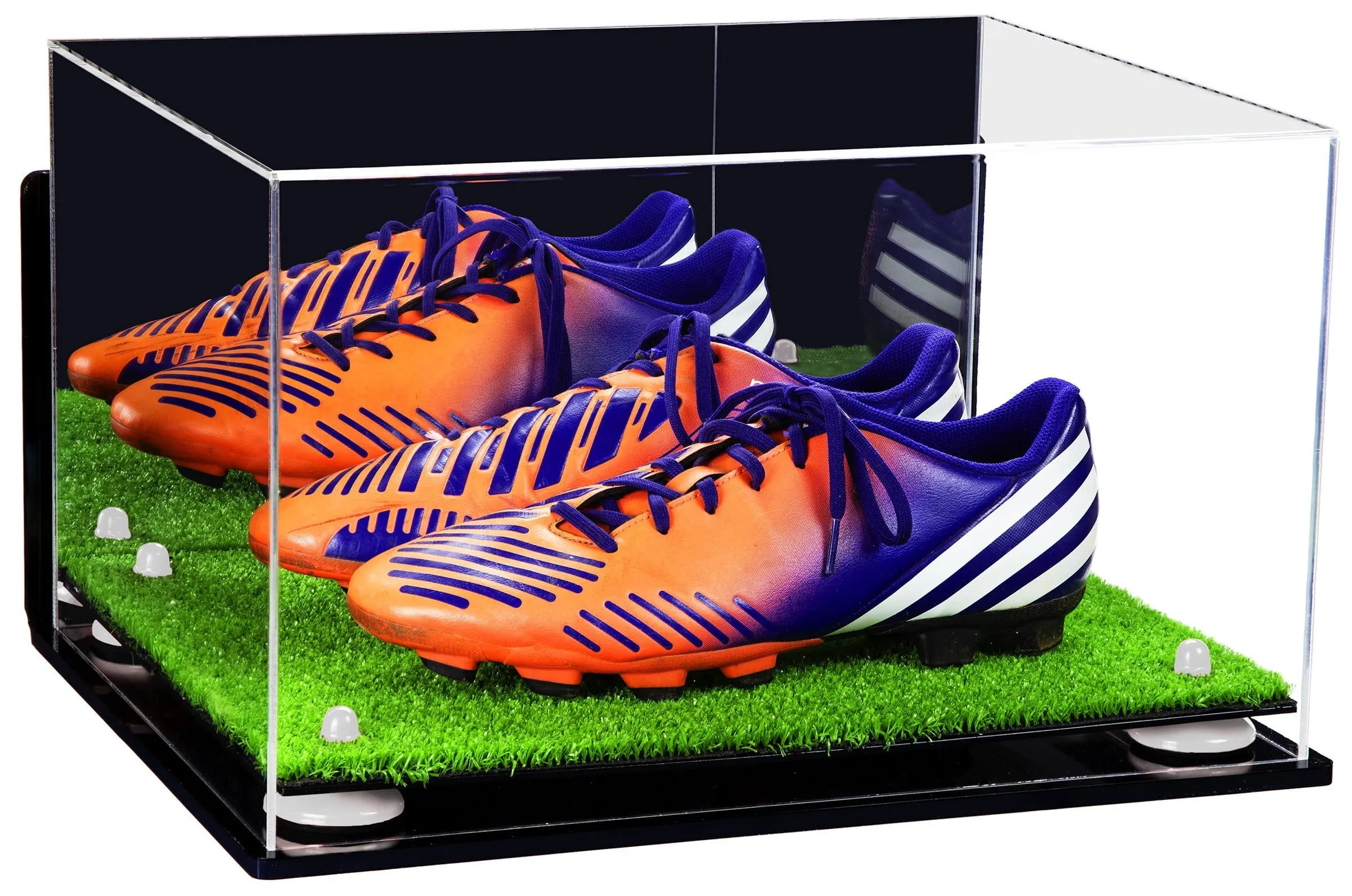Basketball Shoe Pair Display Case 15.25 X 12 X 9 Mirror (A082/V13)