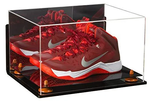 Basketball Shoe Pair Display Case 15.25 X 12 X 9 Mirror (A082/V13)