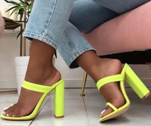 Belle Barely There Heels
