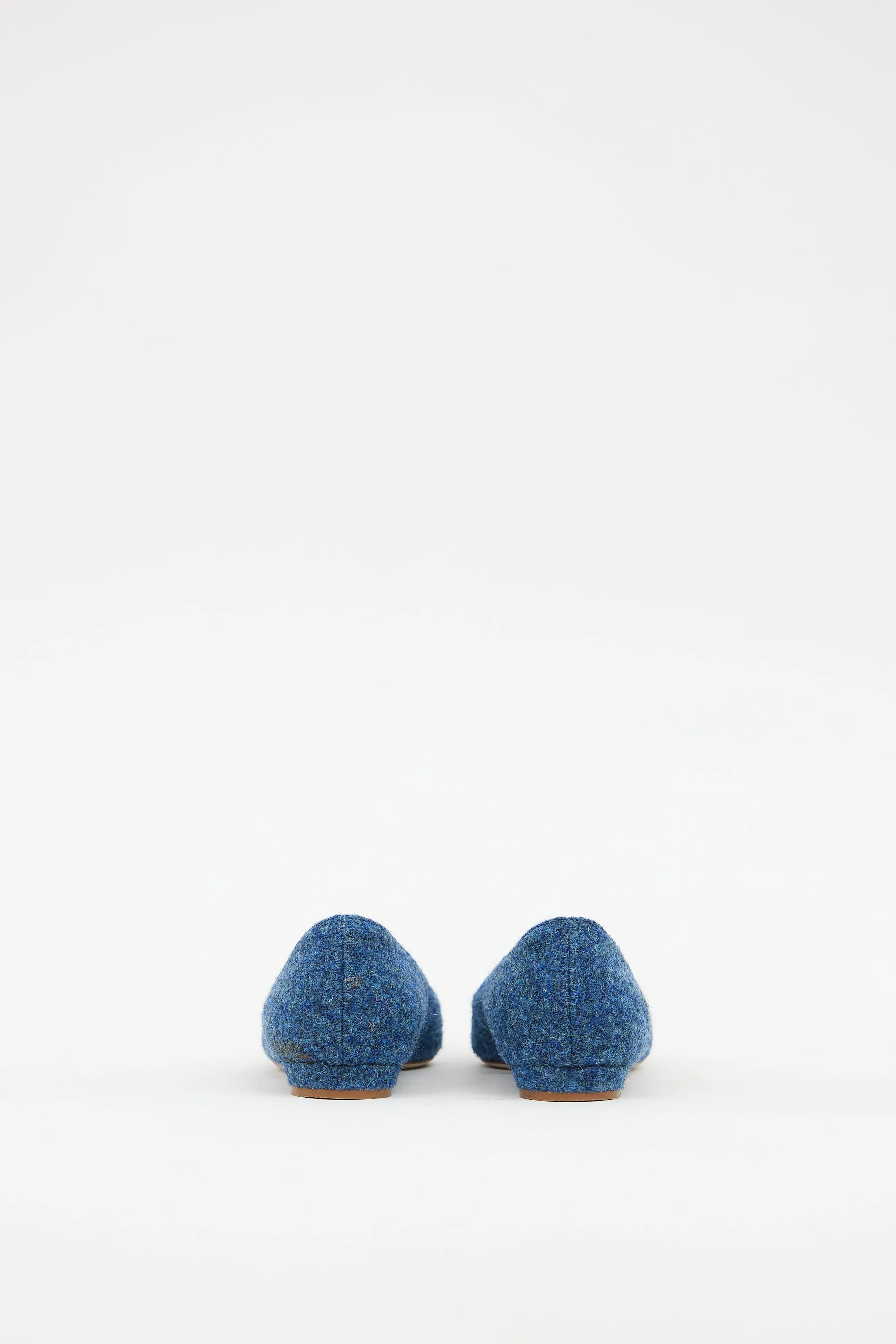 Blue Woven Hangisi Crystal Flat