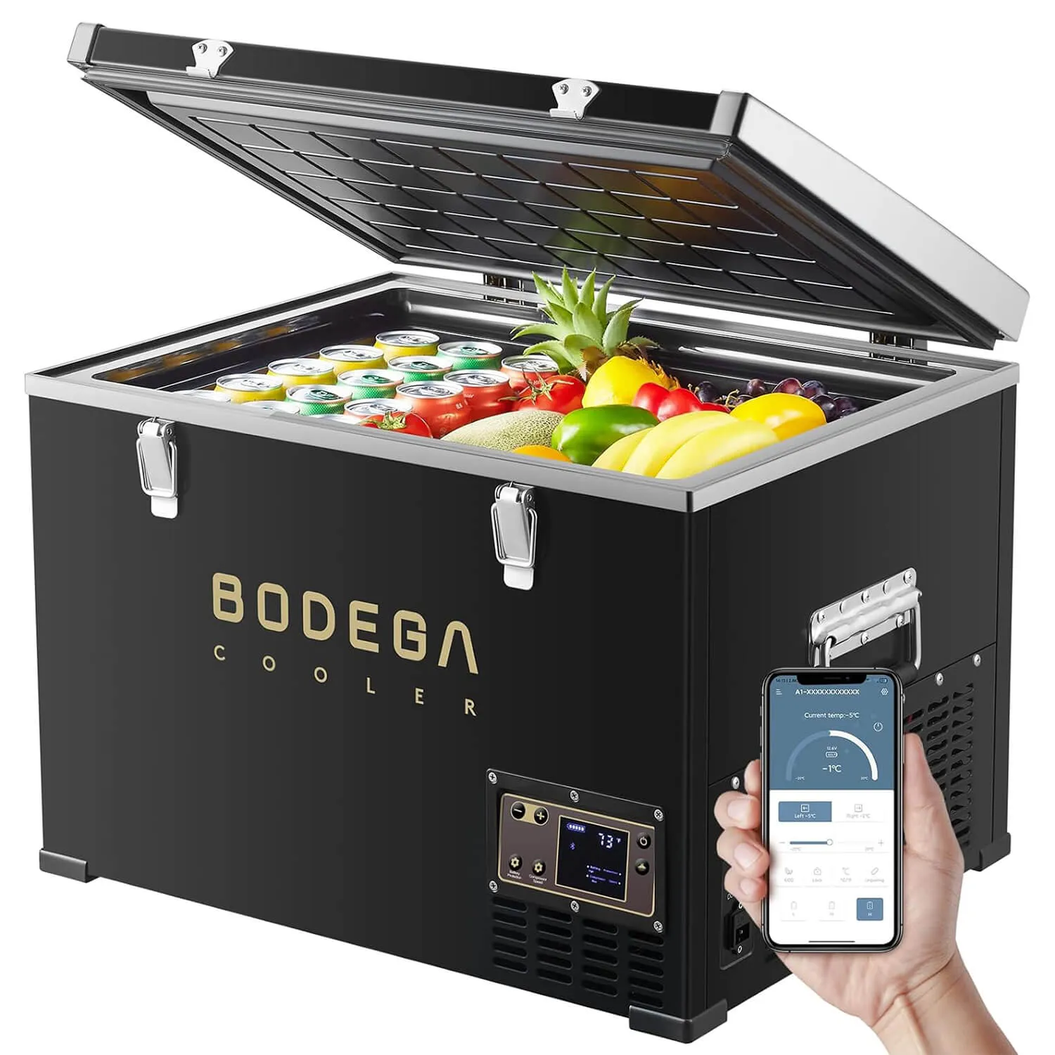 BODEGAcooler Portable Fridge Freezer 64QT/60L Large Capacity