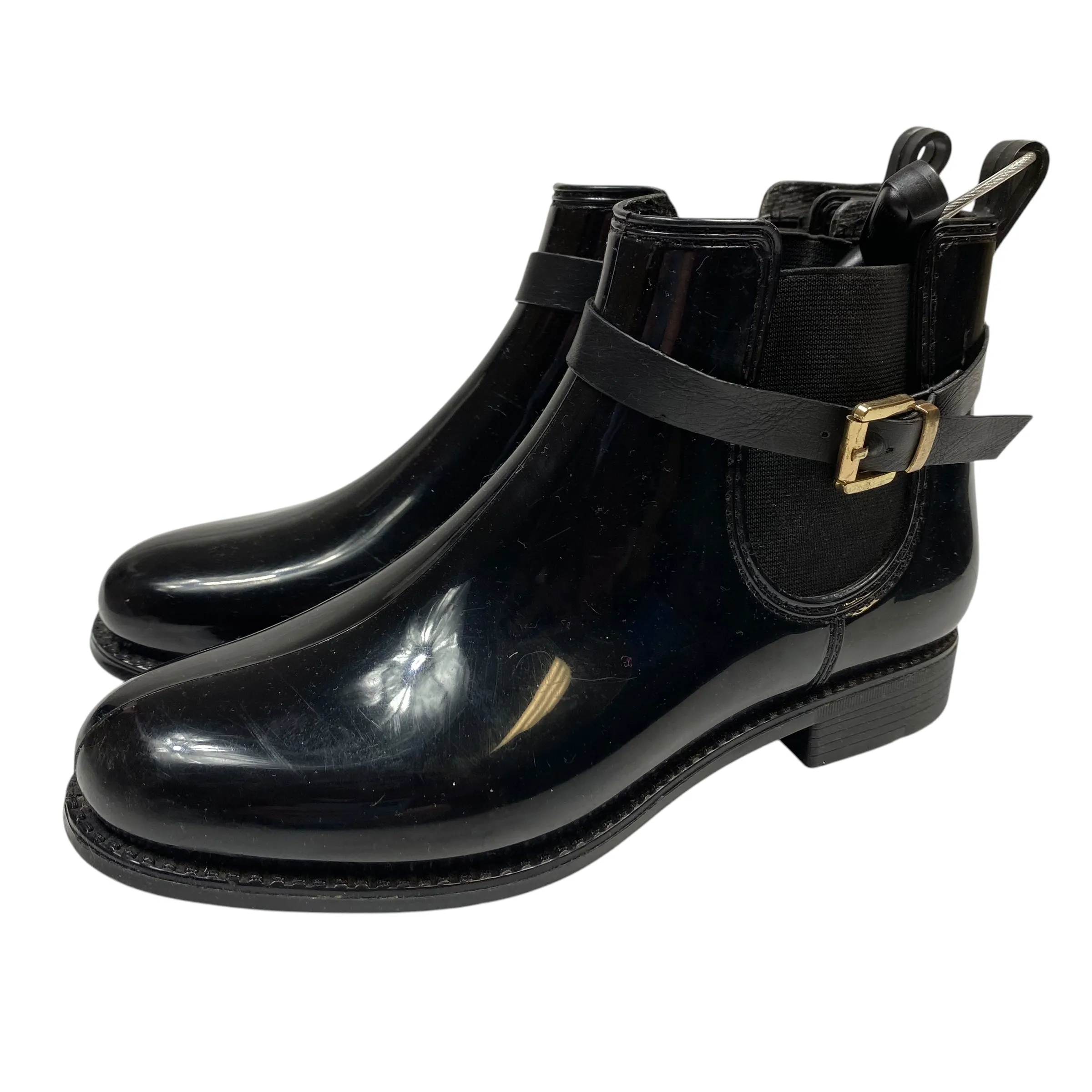 Boots Rain By Henry Ferrera In Black, Size: 6