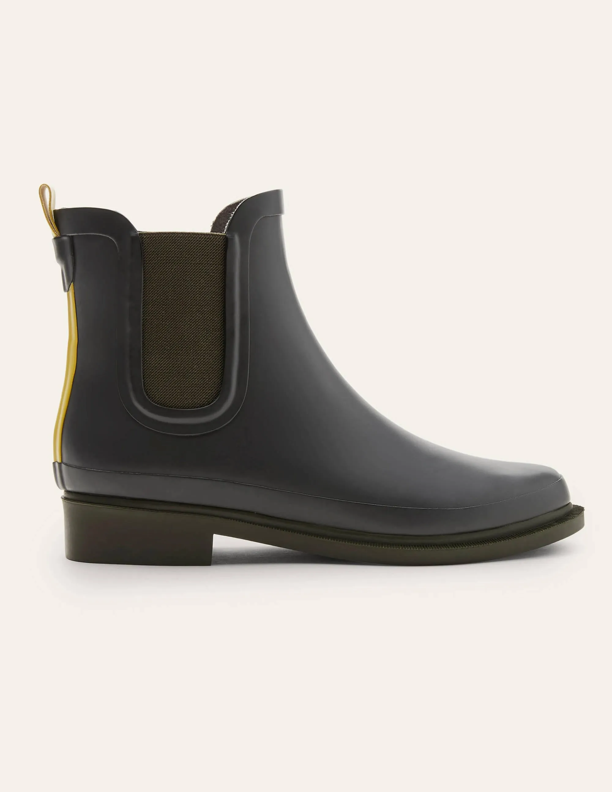 Chelsea Wellington Boots-Black