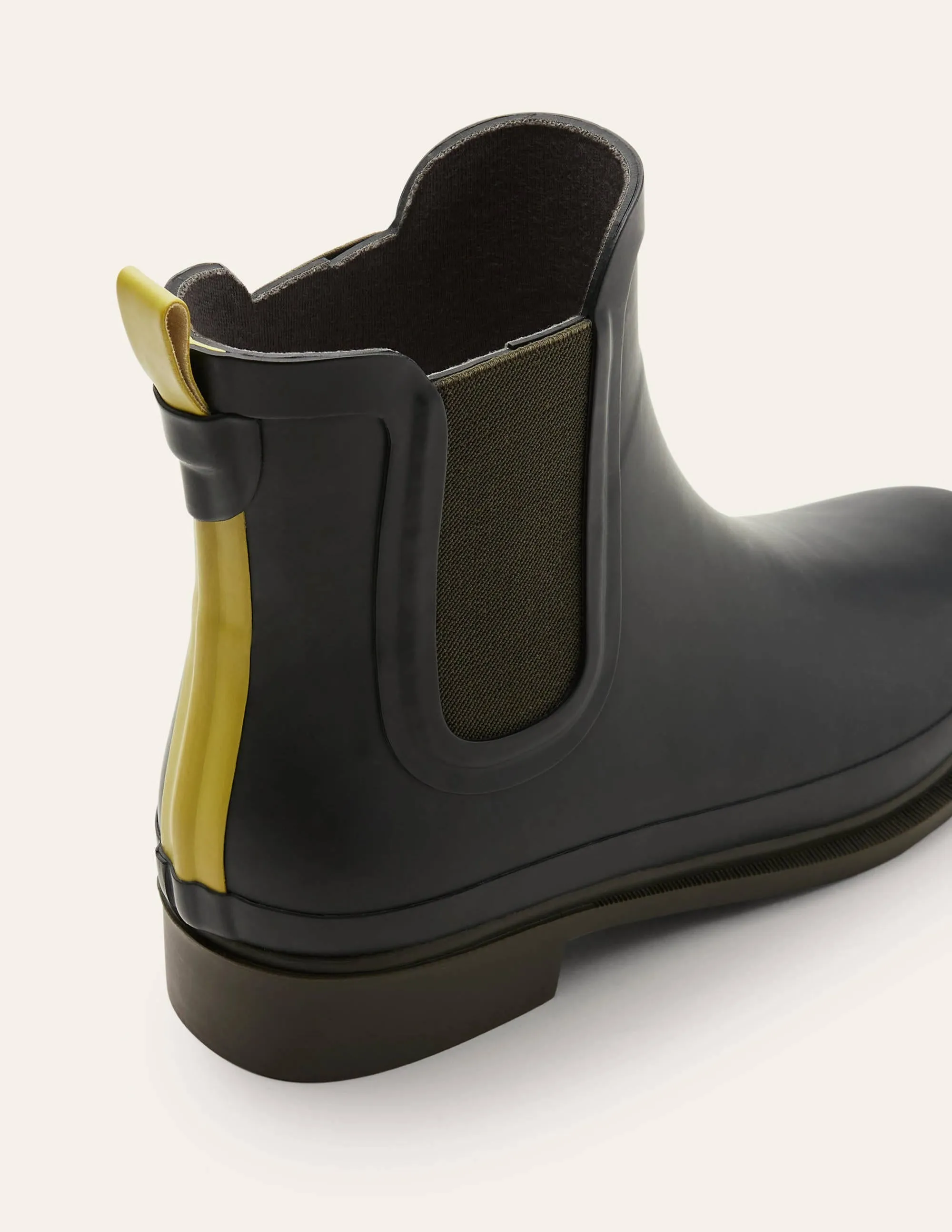 Chelsea Wellington Boots-Black