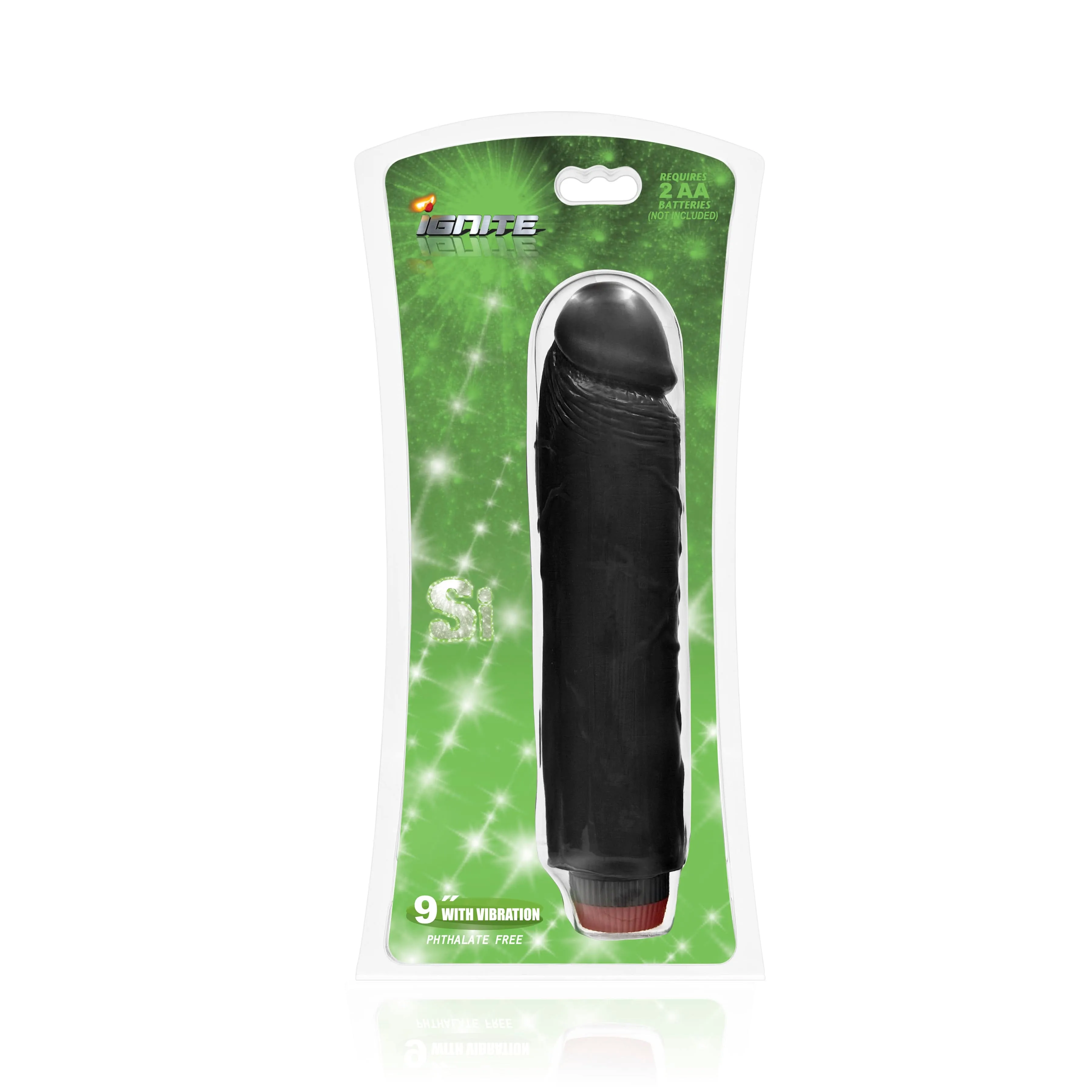 Cock w/ Vibration 9in Black