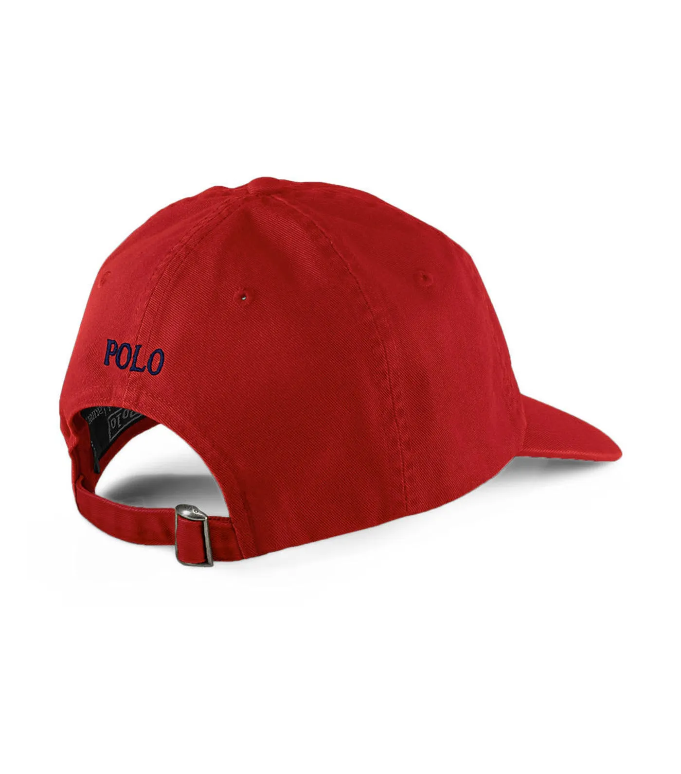 Cotton Chino Baseball Cap Red