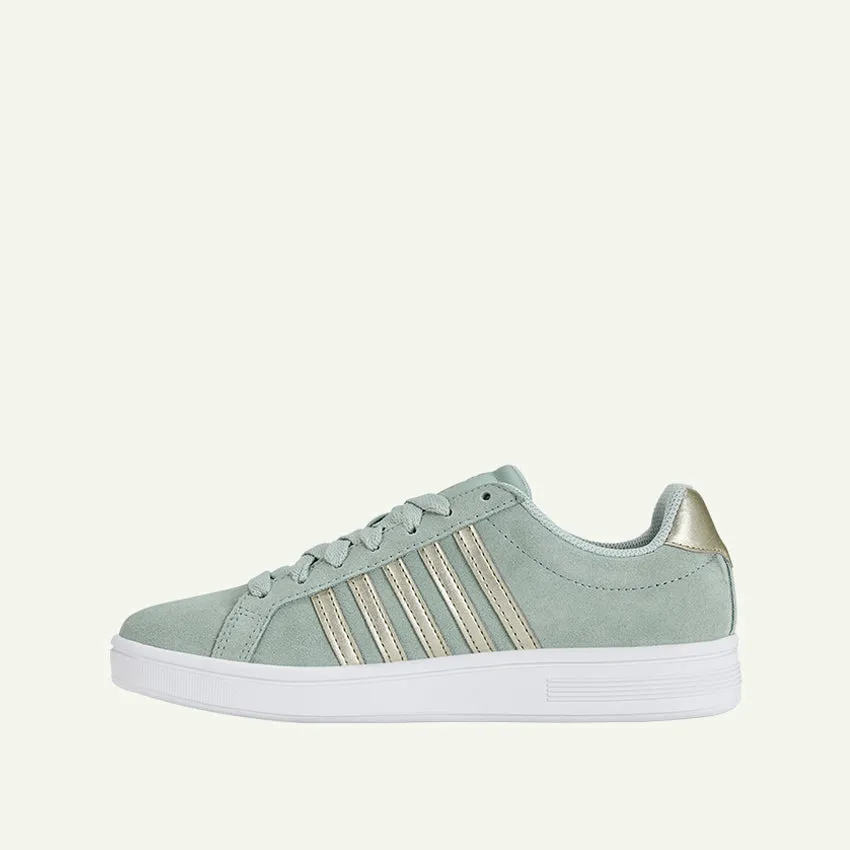 Court Tiebreak SDE Women's Shoes - Frosty Green/Champagne Gold