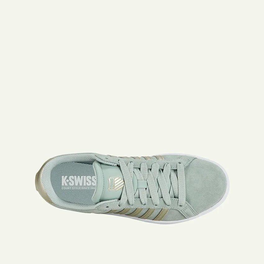Court Tiebreak SDE Women's Shoes - Frosty Green/Champagne Gold
