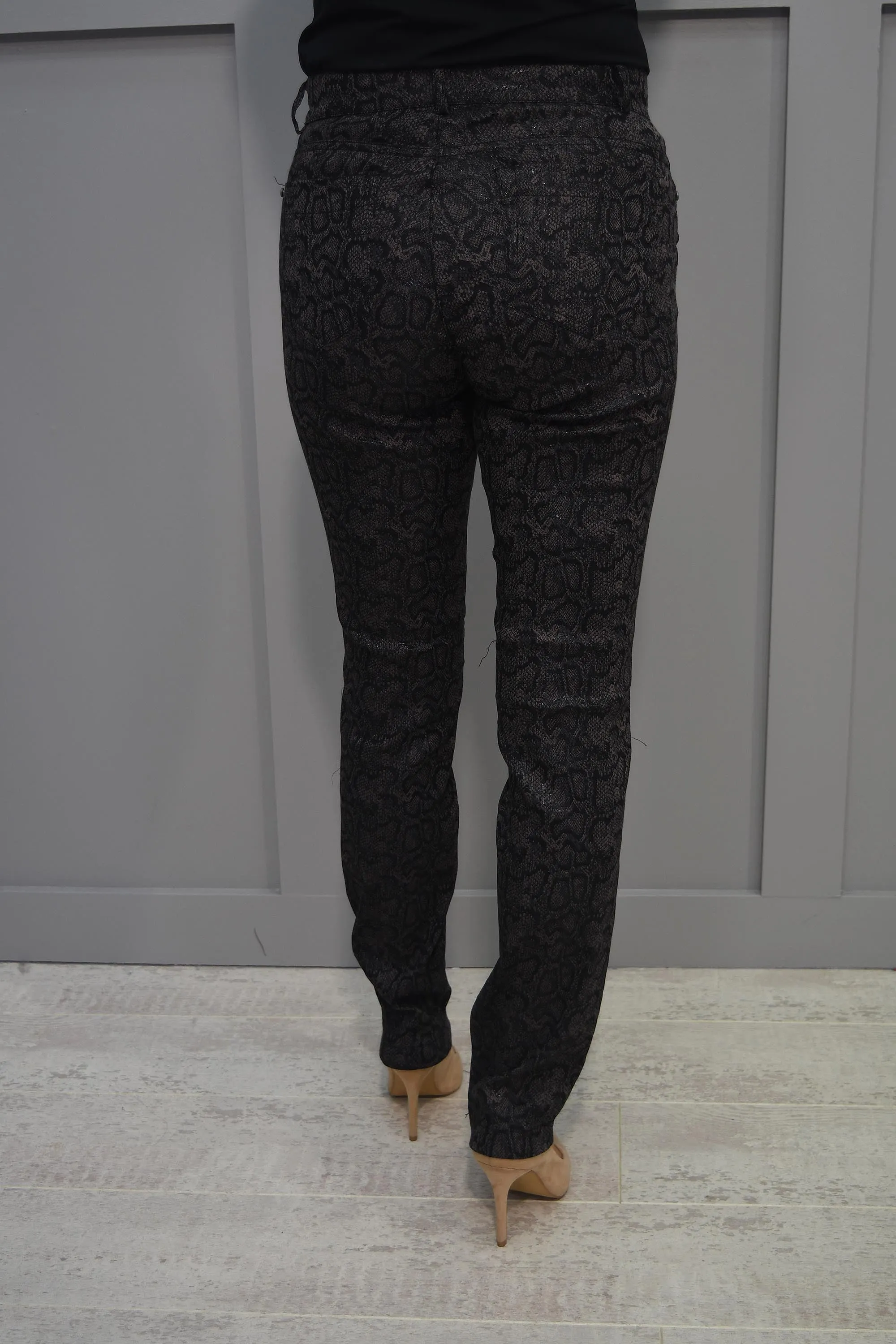 Cro Snake Print 5 Pocket Jean - 6840 330 1234