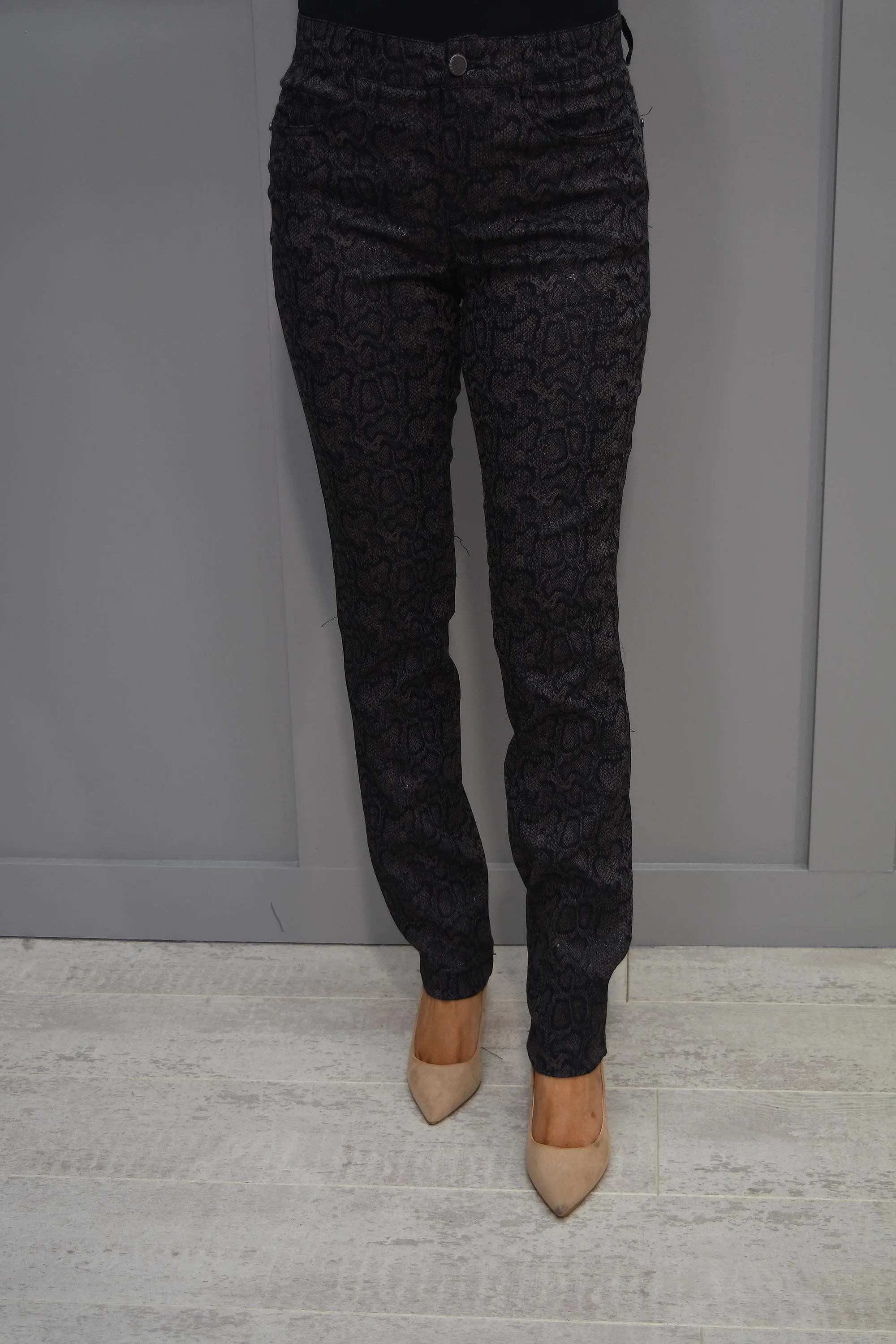 Cro Snake Print 5 Pocket Jean - 6840 330 1234