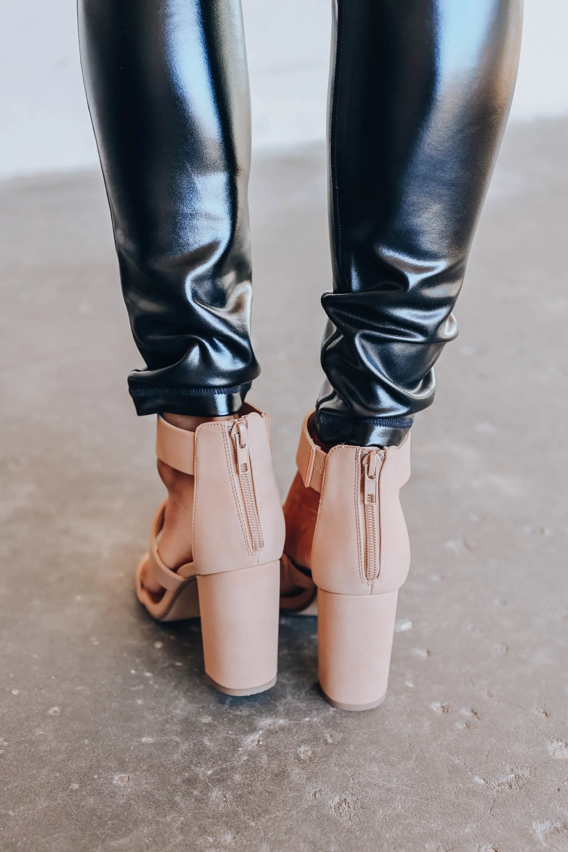 Divine High Heel Sandal - Nude