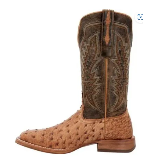 DURANGO MENS PRCA COLLECTION FULL-QUILL OSTRICH WESTERN BOOT STYLE DDB0472