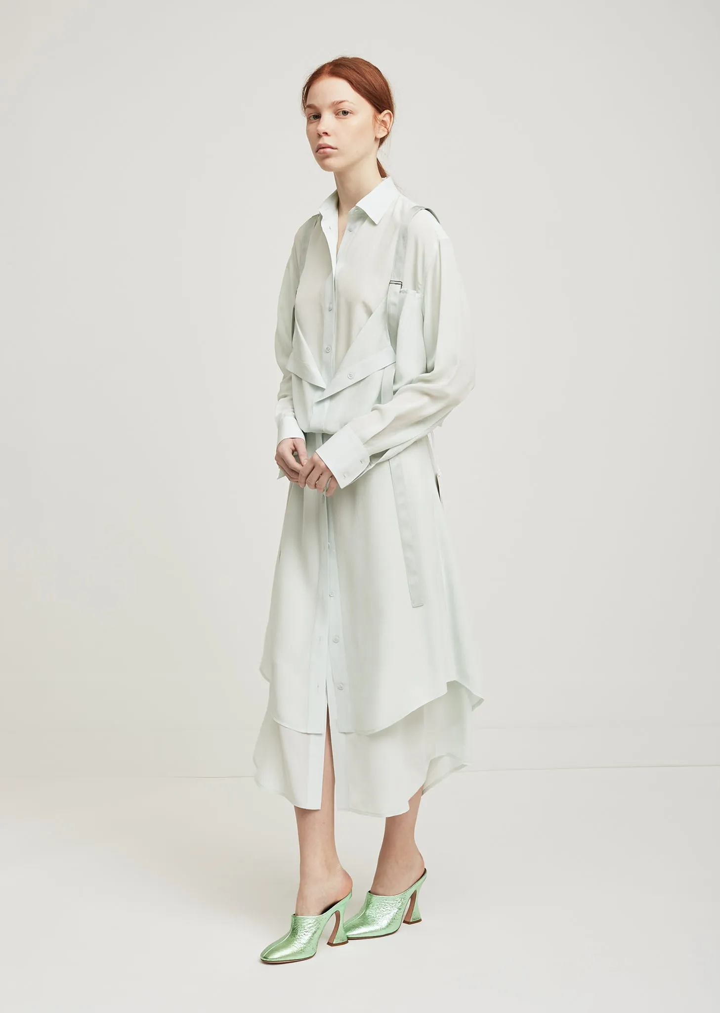 Elisa Laminated Crinkled Heel