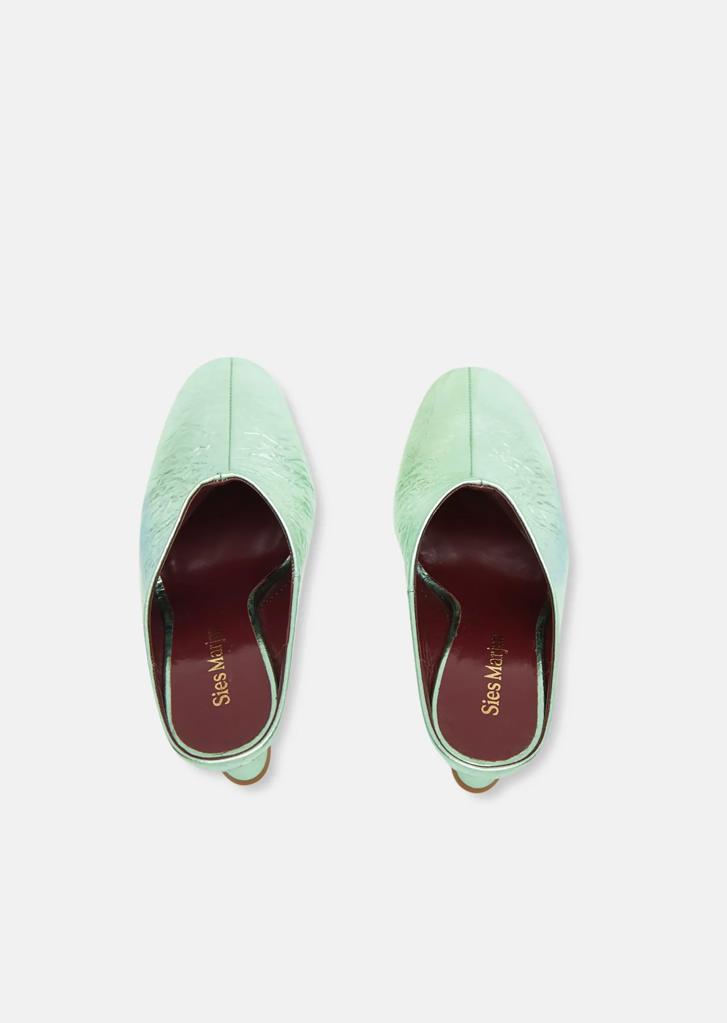Elisa Laminated Crinkled Heel