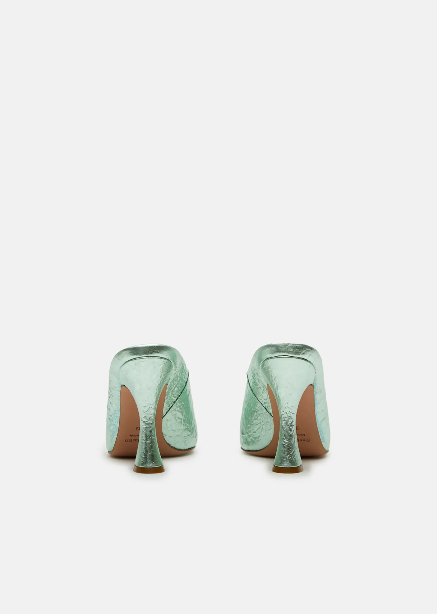 Elisa Laminated Crinkled Heel