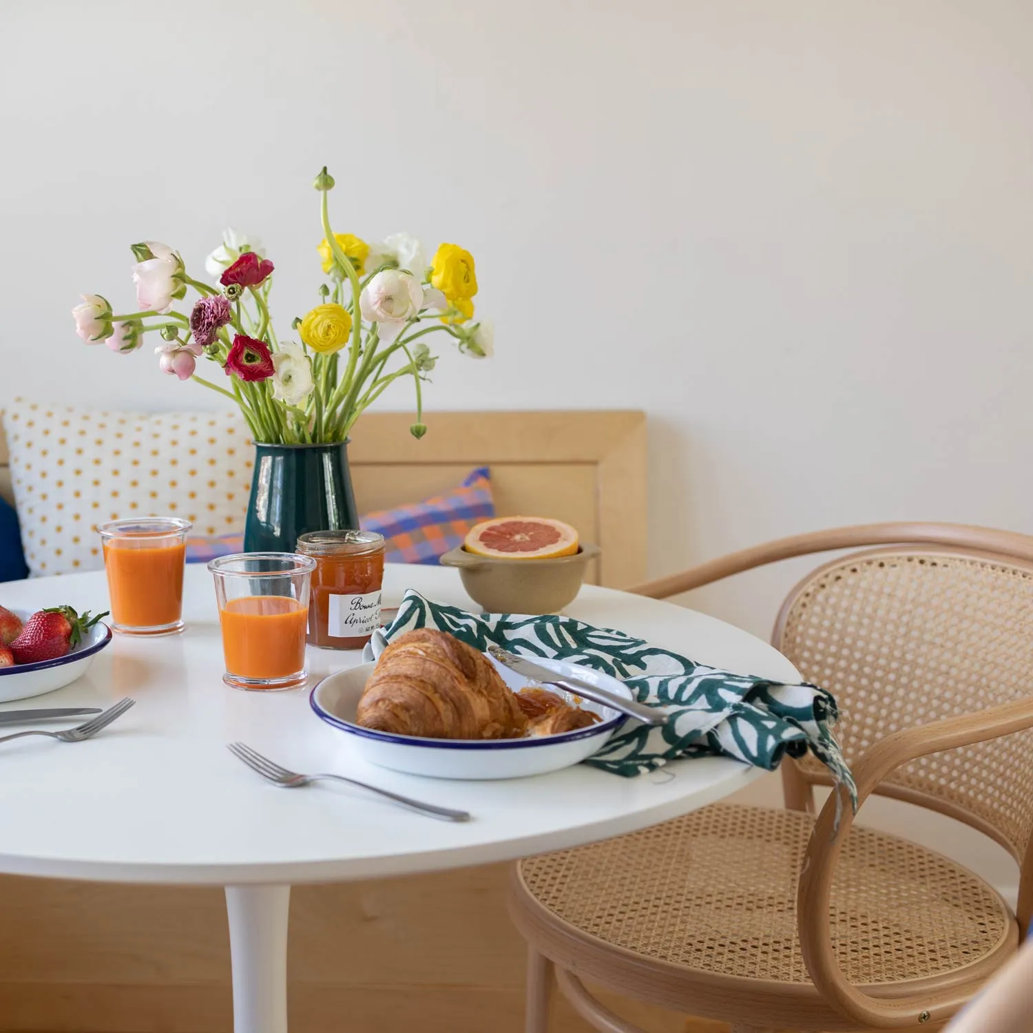 Enamelware Deep Plate, Set of 4