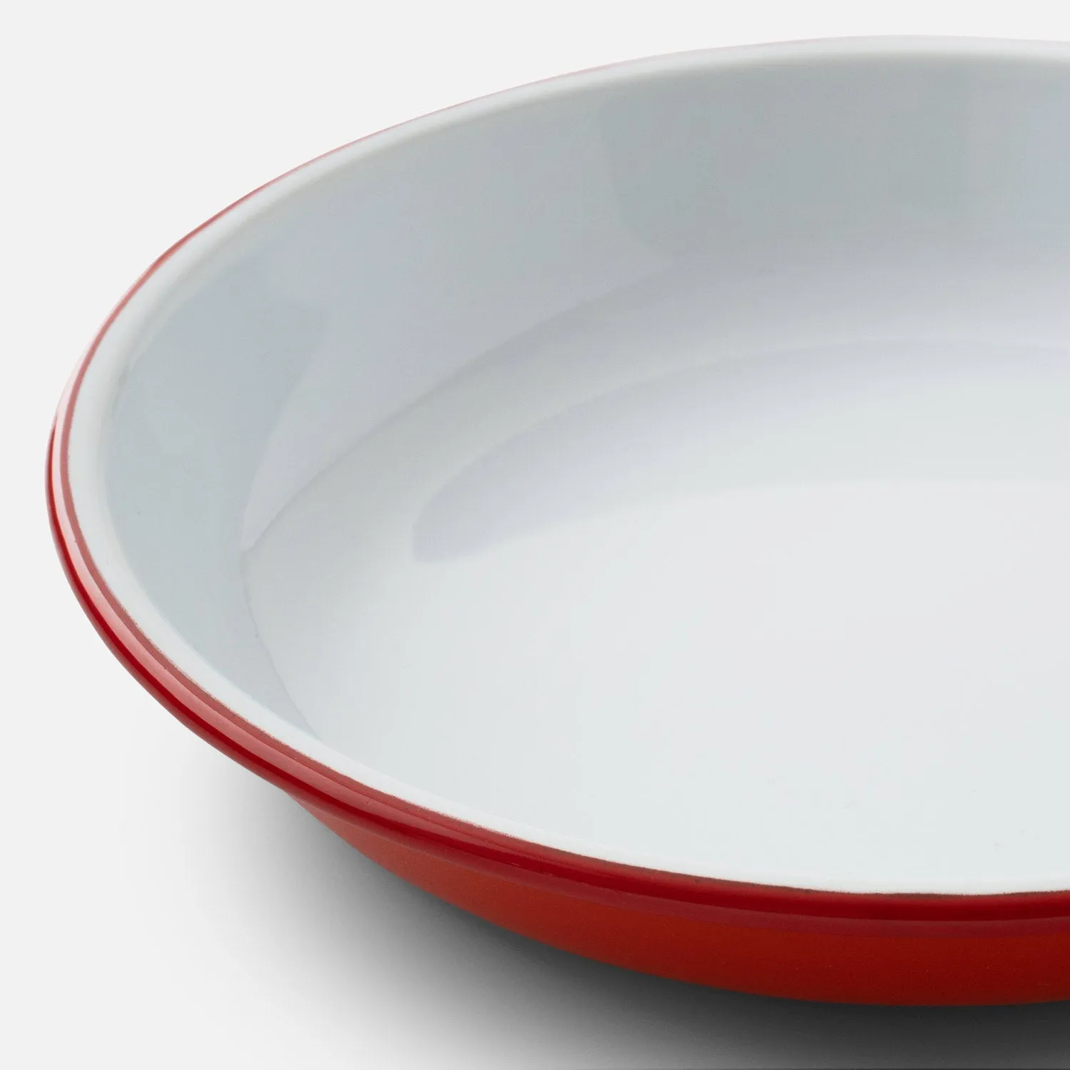 Enamelware Deep Plate, Set of 4