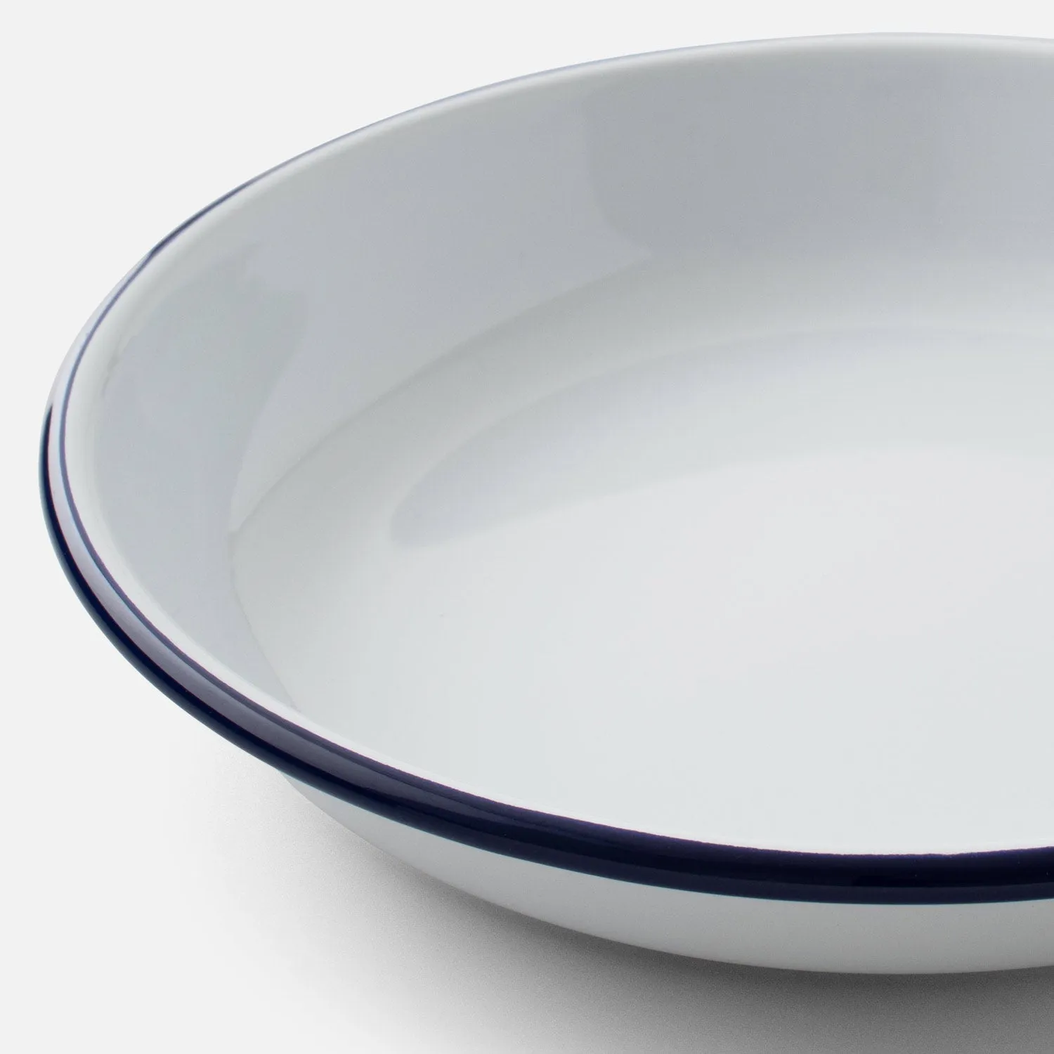 Enamelware Deep Plate, Set of 4