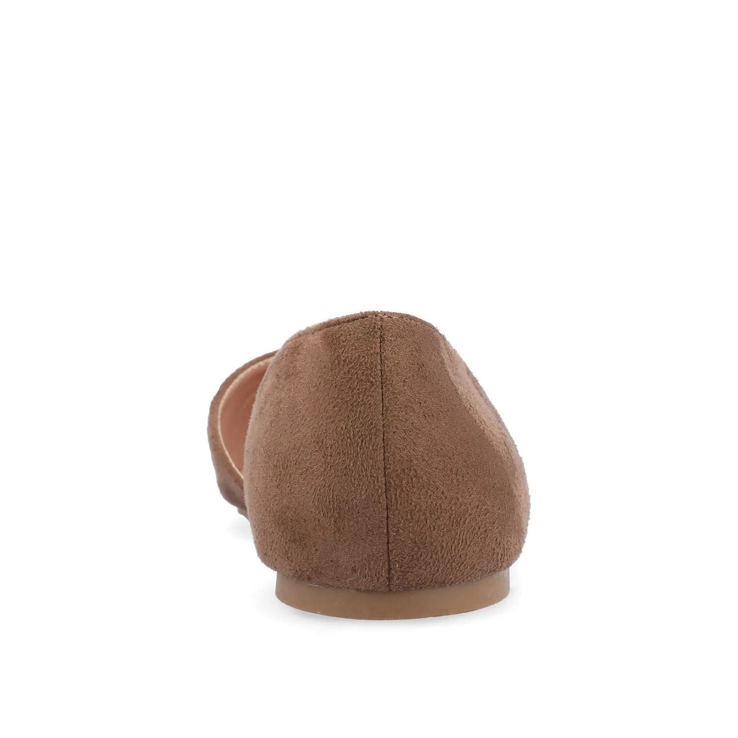 ESTER D'ORSAY FLATS IN FAUX SUEDE