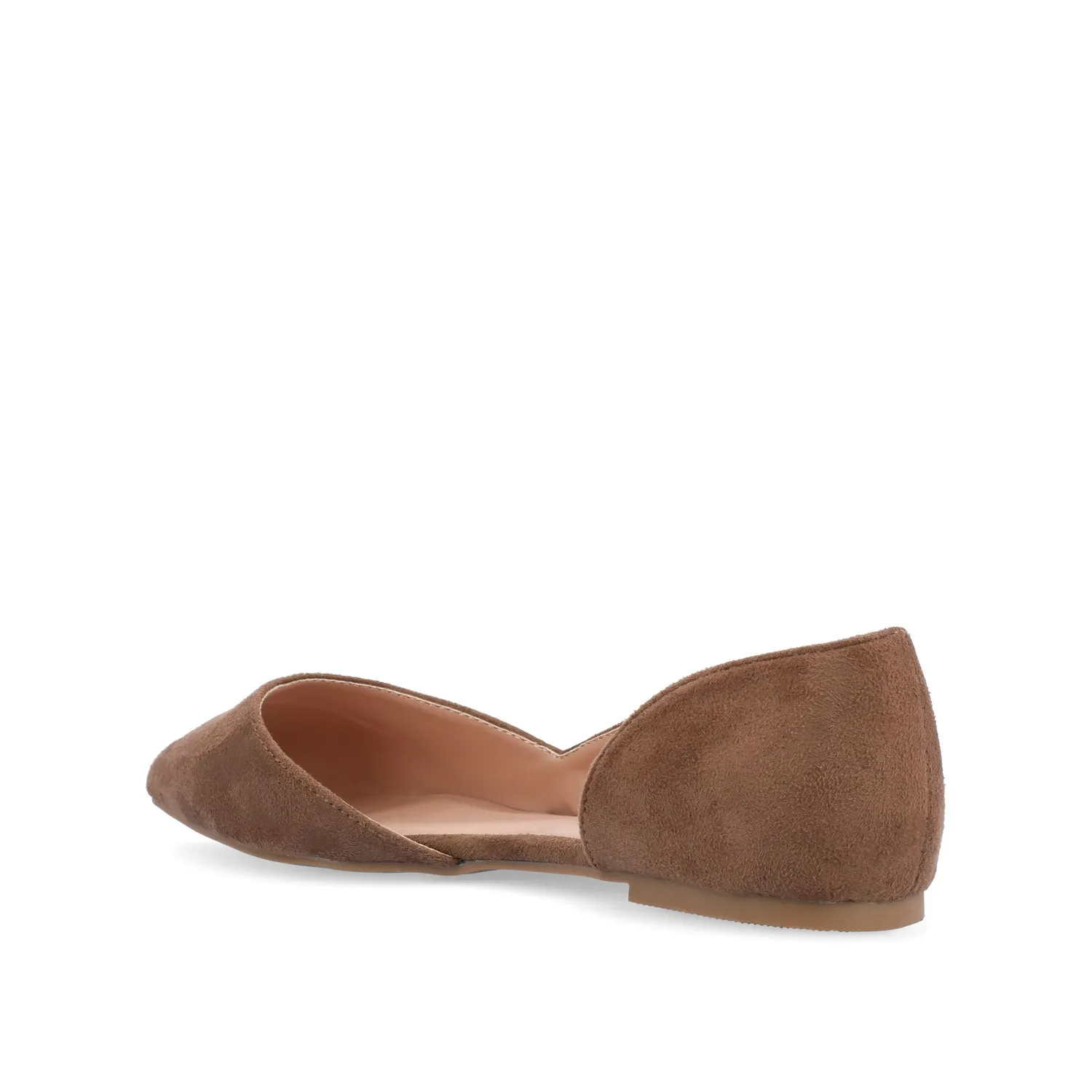 ESTER D'ORSAY FLATS IN FAUX SUEDE