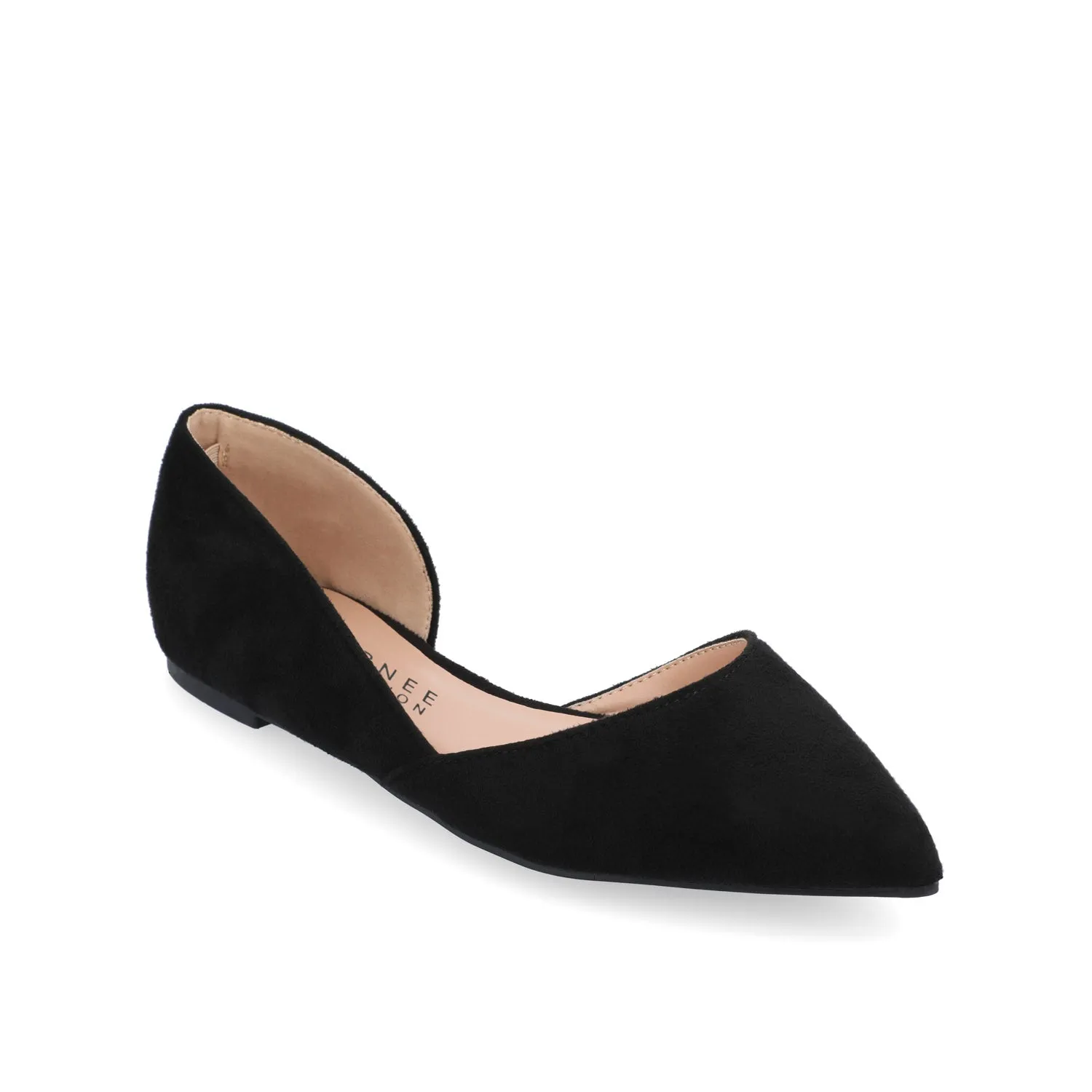 ESTER D'ORSAY FLATS IN FAUX SUEDE