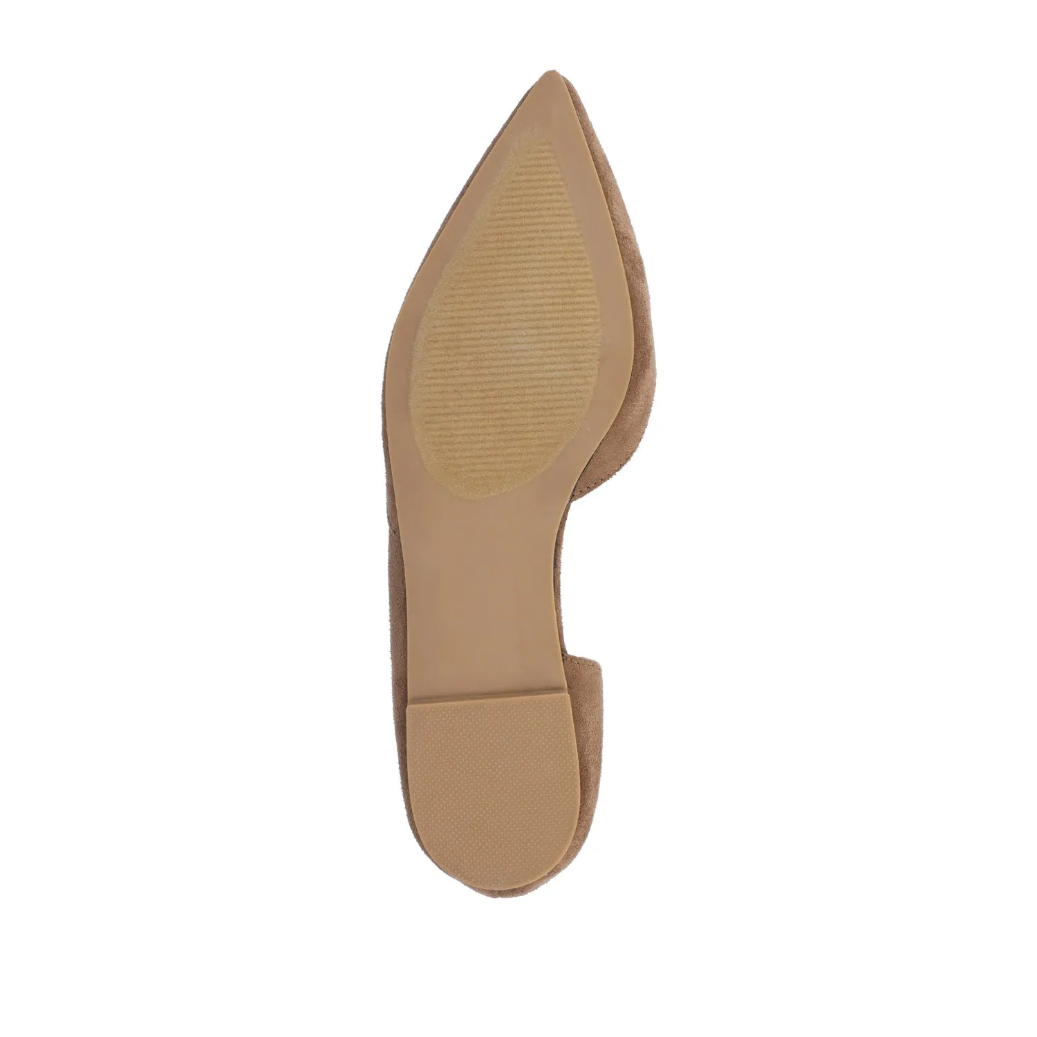 ESTER D'ORSAY FLATS IN FAUX SUEDE