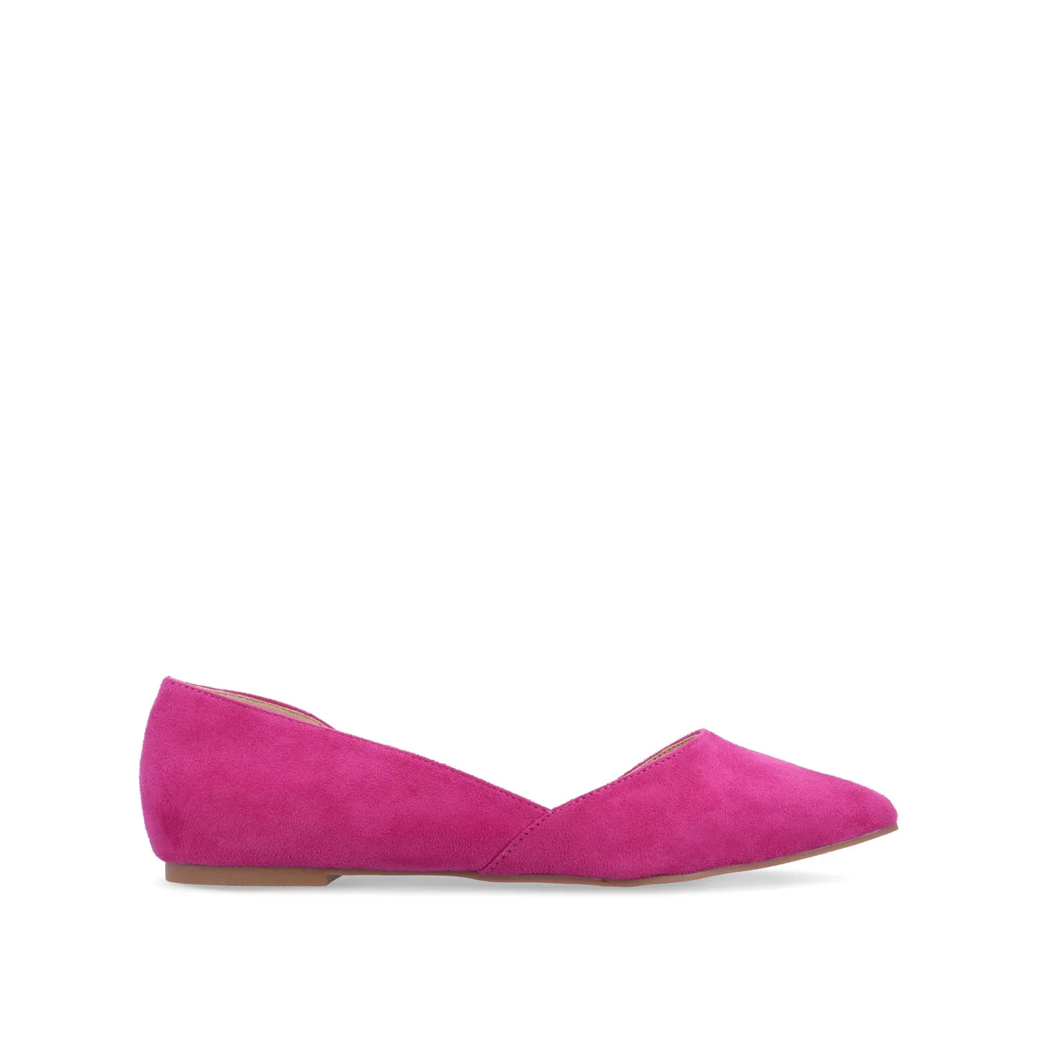 ESTER D'ORSAY FLATS IN FAUX SUEDE