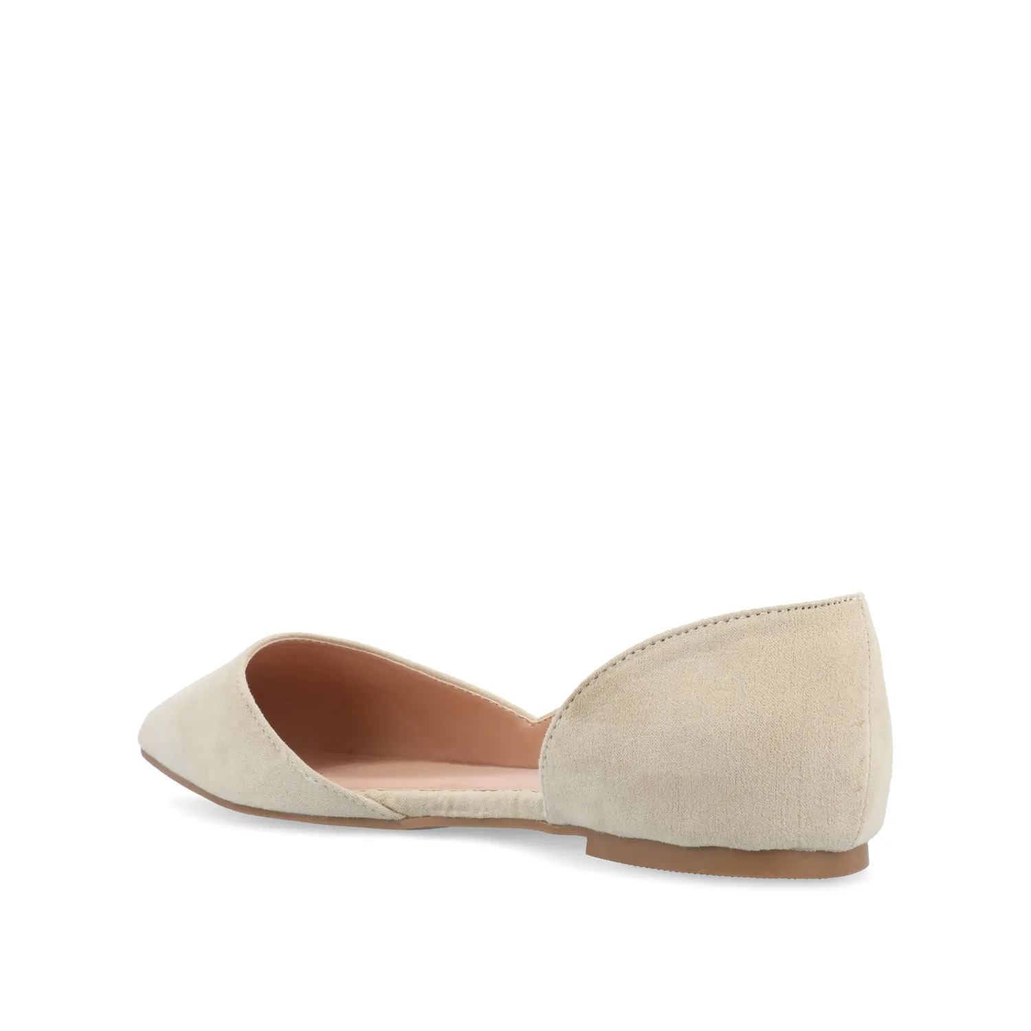 ESTER D'ORSAY FLATS IN FAUX SUEDE