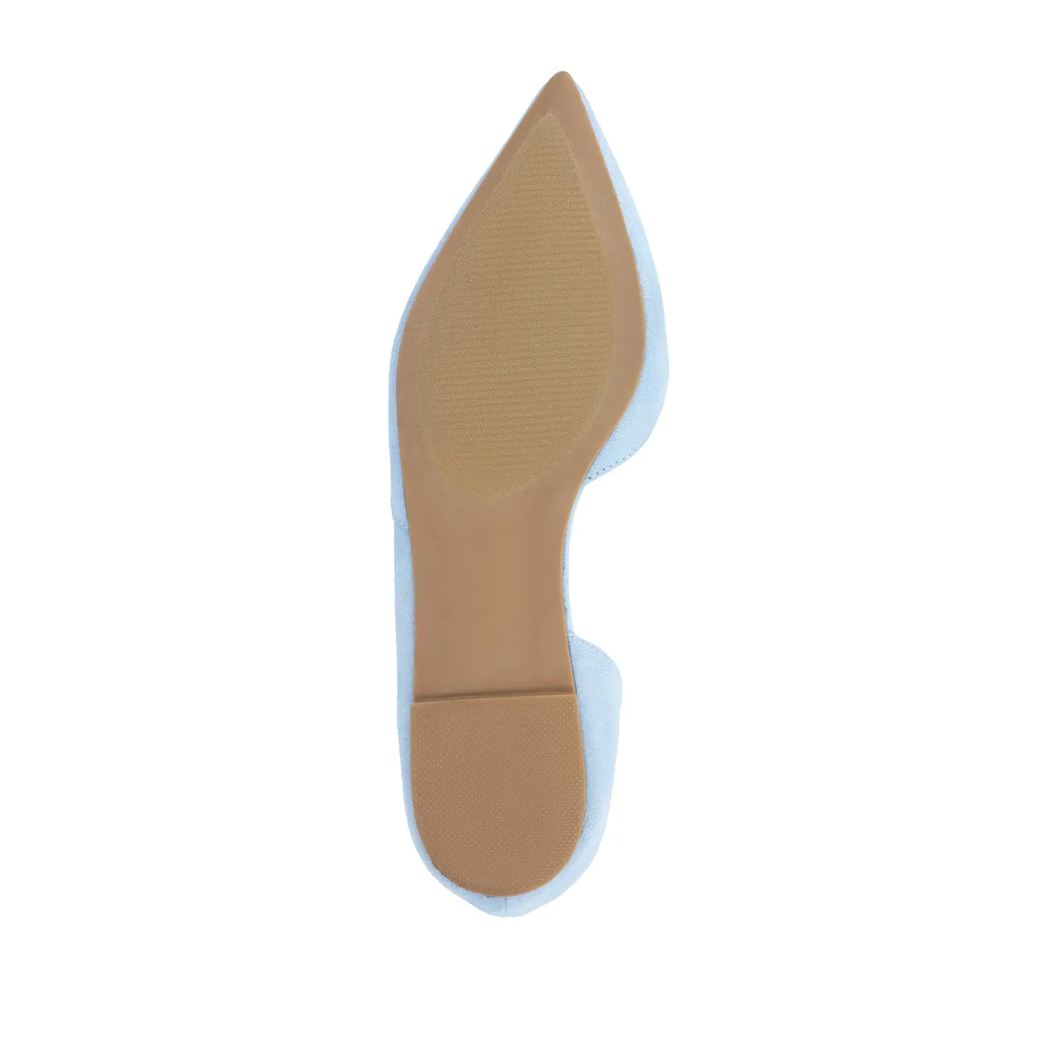ESTER D'ORSAY FLATS IN FAUX SUEDE
