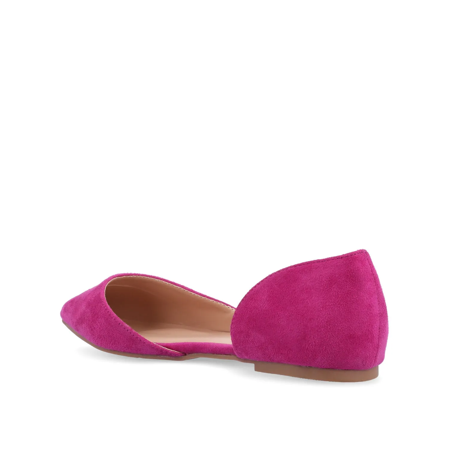 ESTER D'ORSAY FLATS IN FAUX SUEDE