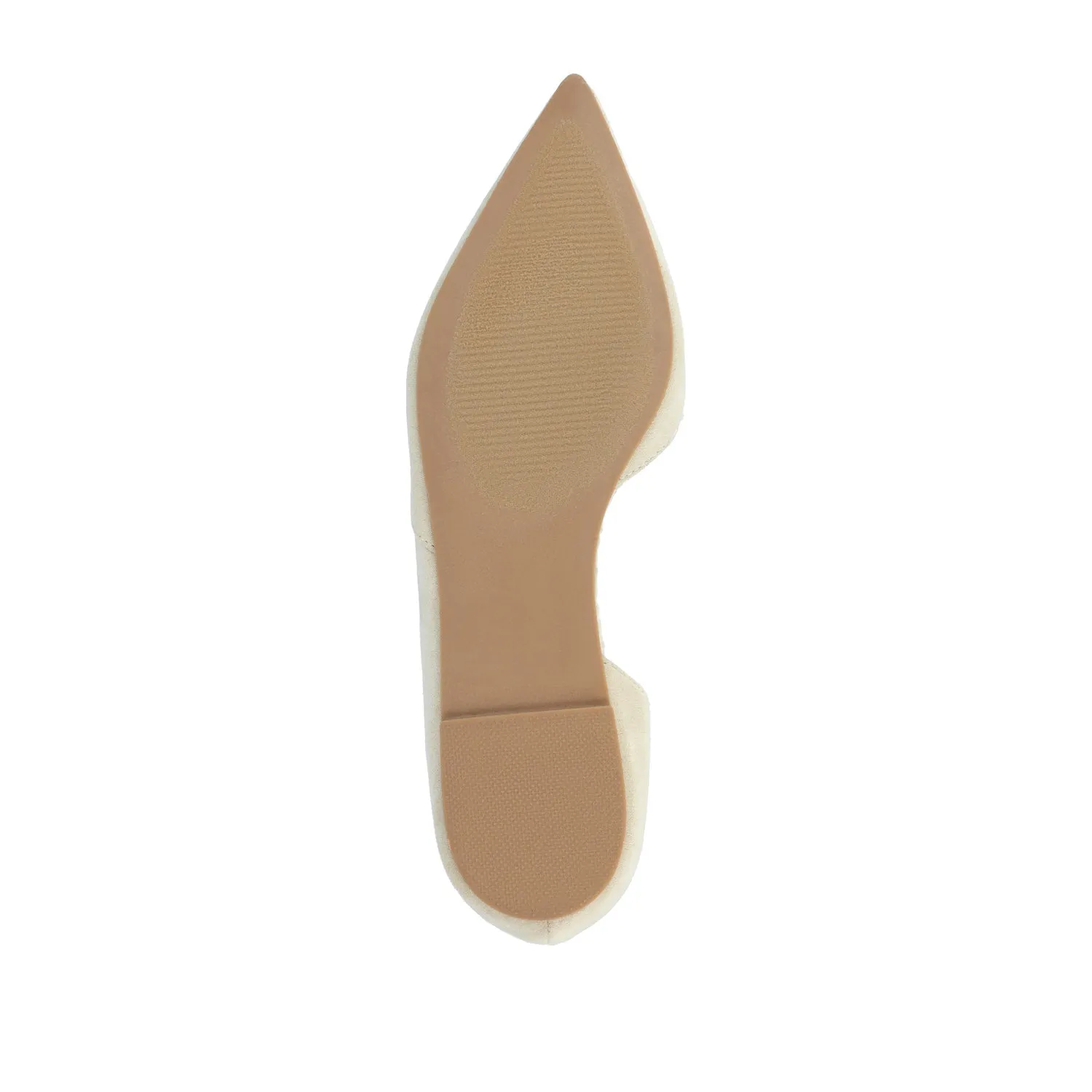 ESTER D'ORSAY FLATS IN FAUX SUEDE