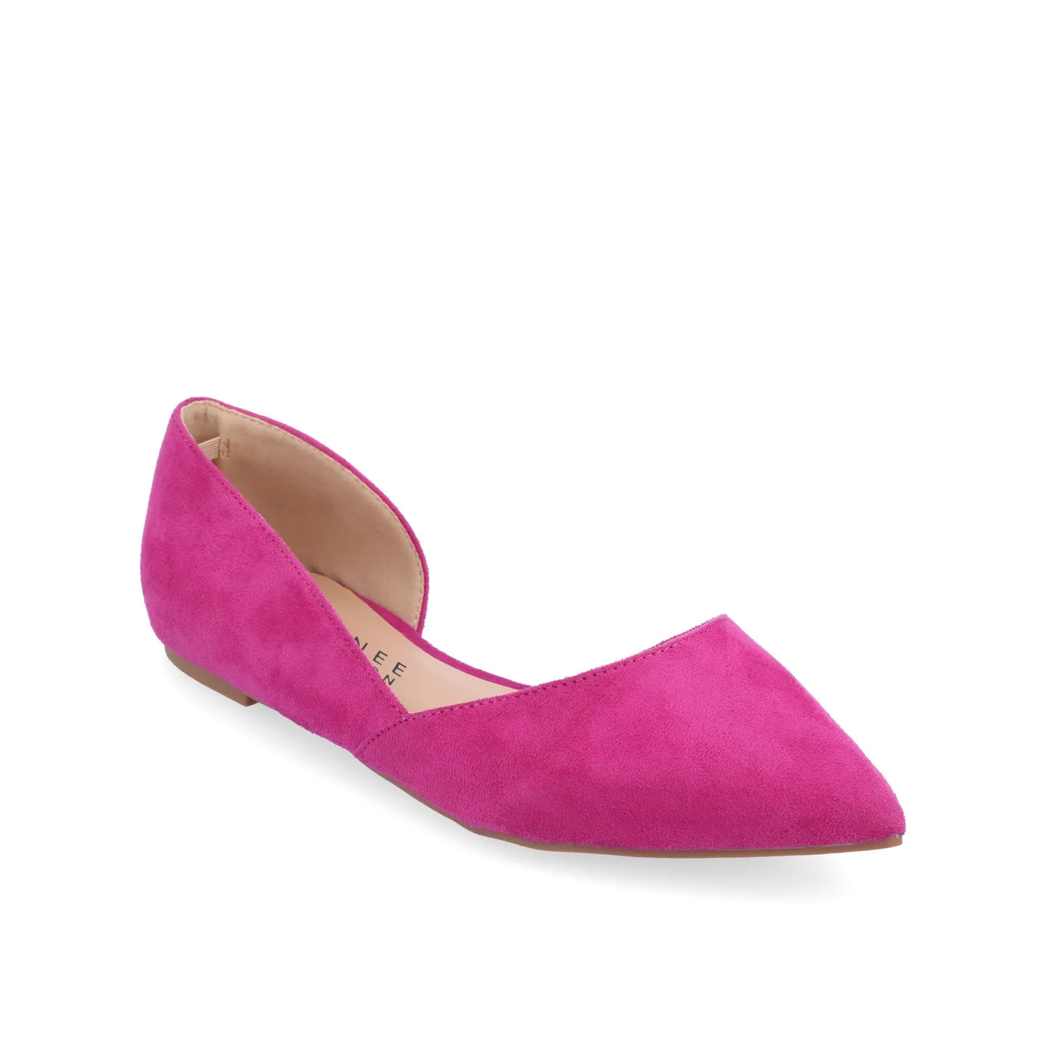 ESTER D'ORSAY FLATS IN FAUX SUEDE