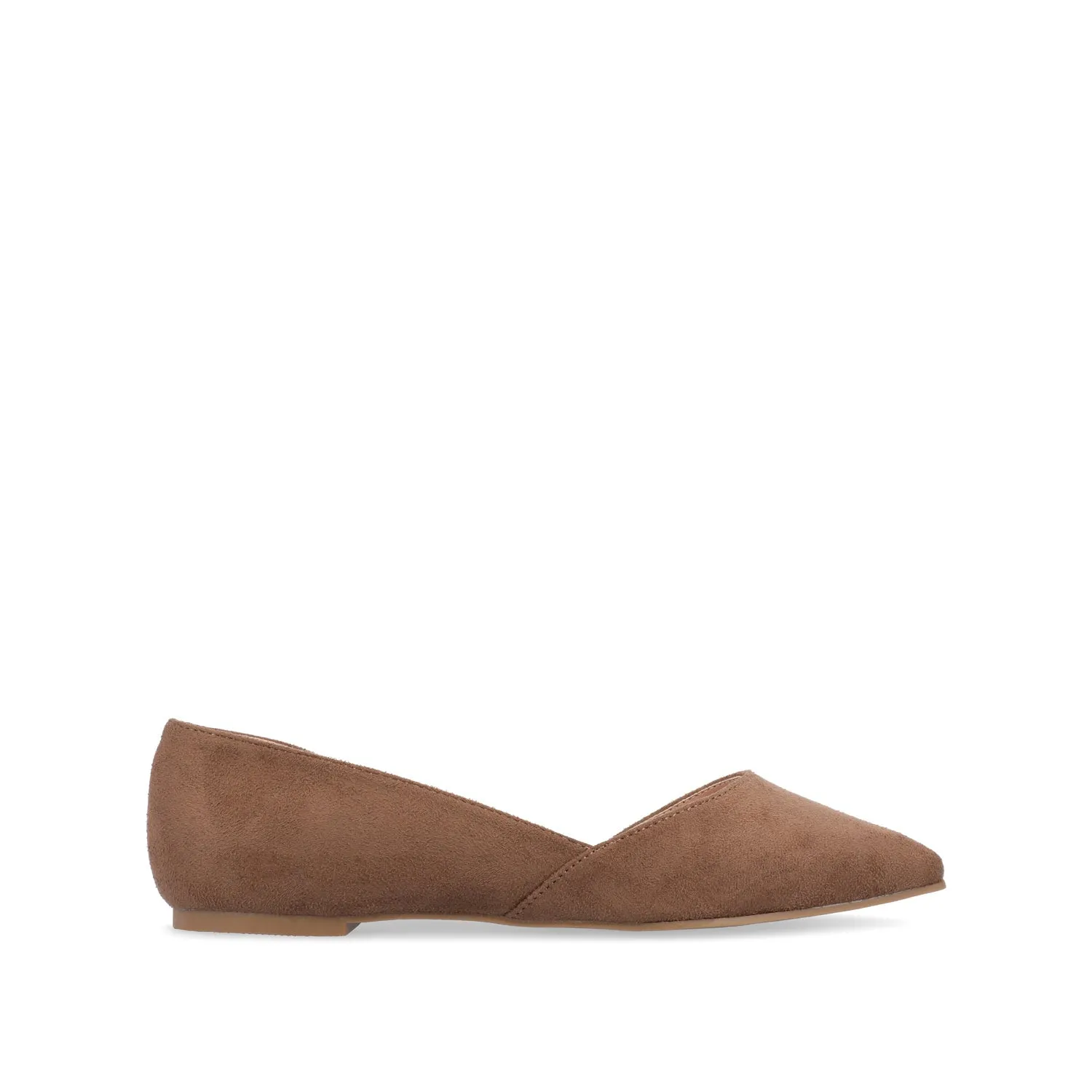ESTER D'ORSAY FLATS IN FAUX SUEDE