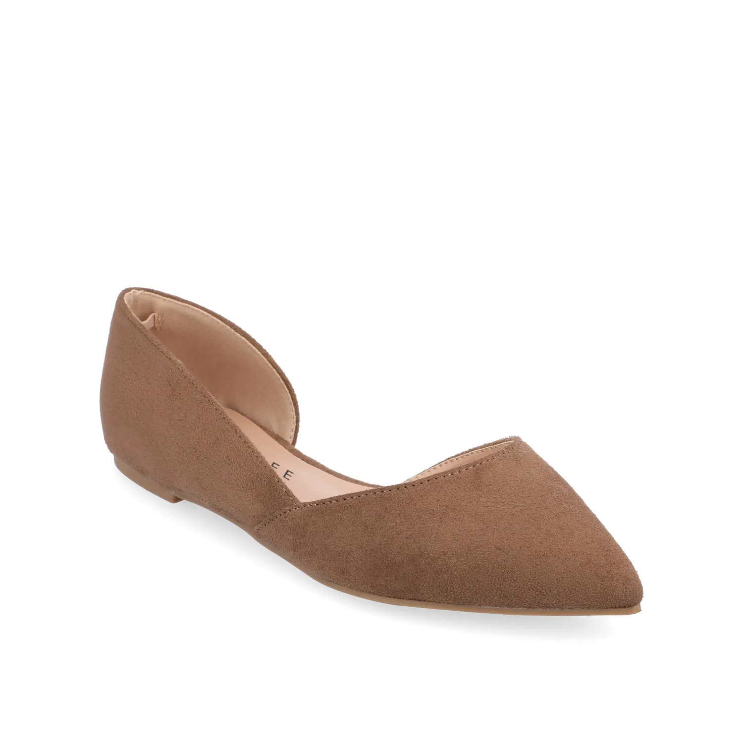 ESTER D'ORSAY FLATS IN FAUX SUEDE