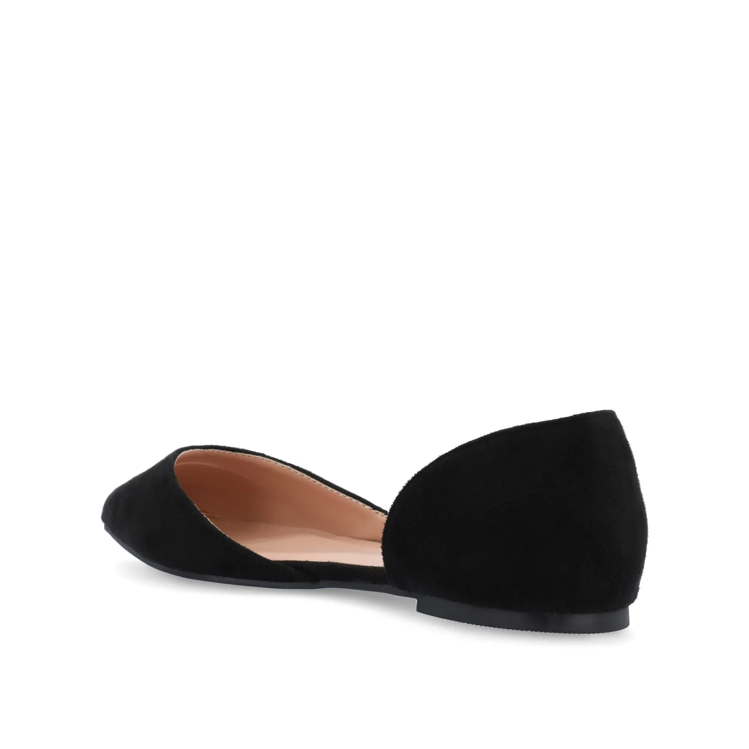 ESTER D'ORSAY FLATS IN FAUX SUEDE