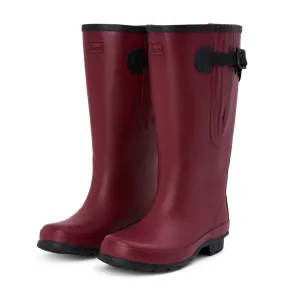 Extra Wide Calf Women's Rain Boots - Raspberry - 16-23 Inch Calf - Wide in Foot & Ankle