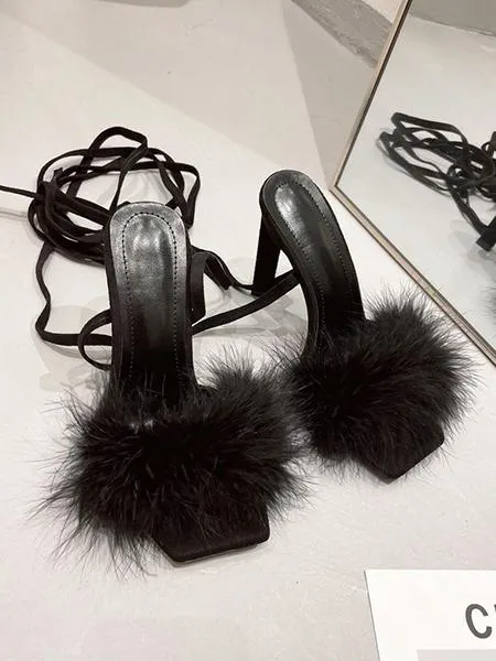 Fluffy Heels