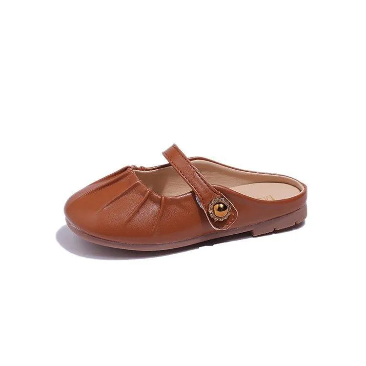 Girls soft sole slippers