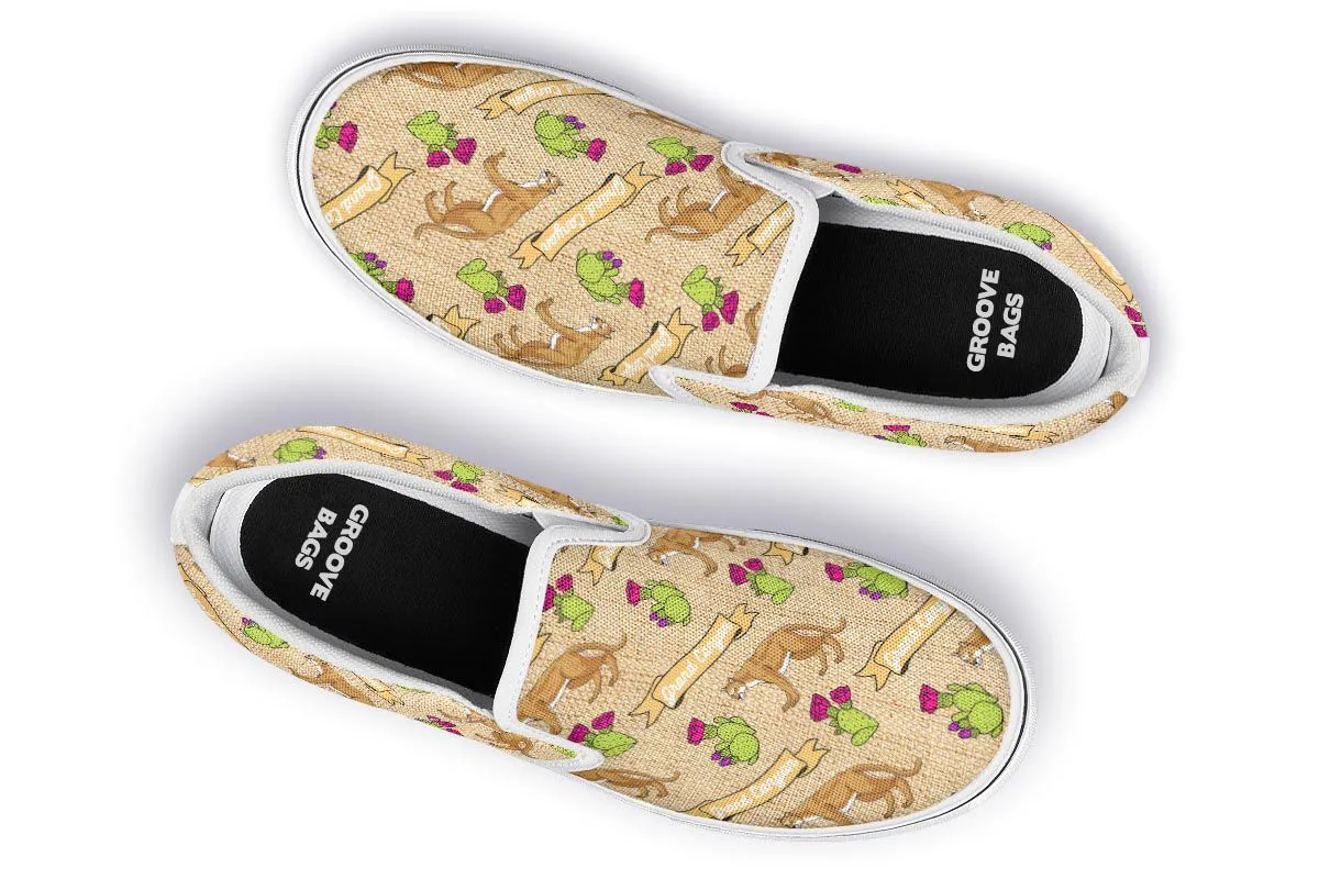 Grand Canyon Pattern Slip-On Shoes