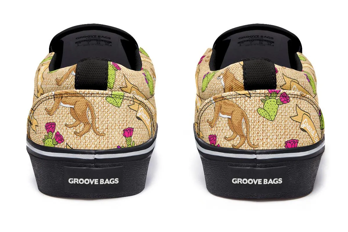 Grand Canyon Pattern Slip-On Shoes