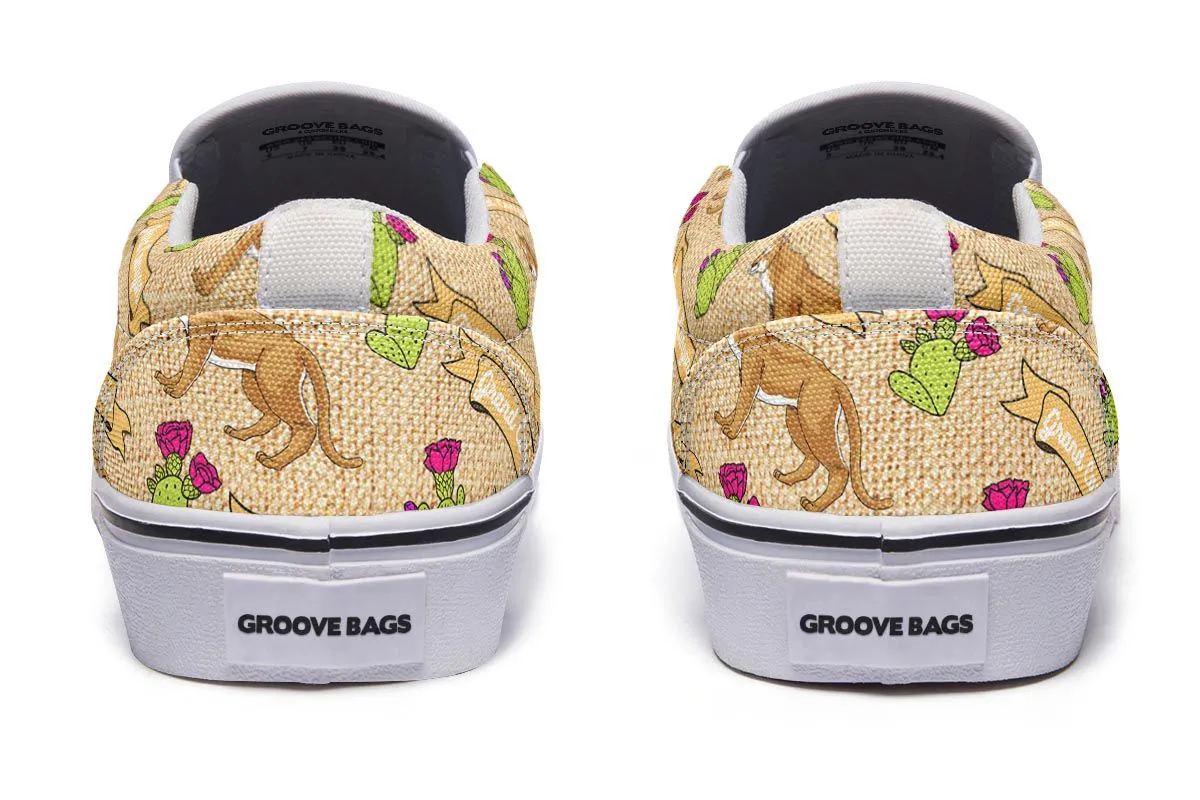 Grand Canyon Pattern Slip-On Shoes