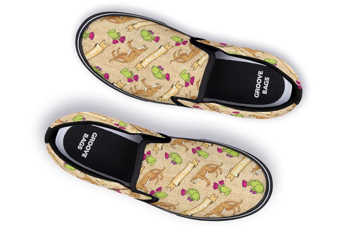 Grand Canyon Pattern Slip-On Shoes