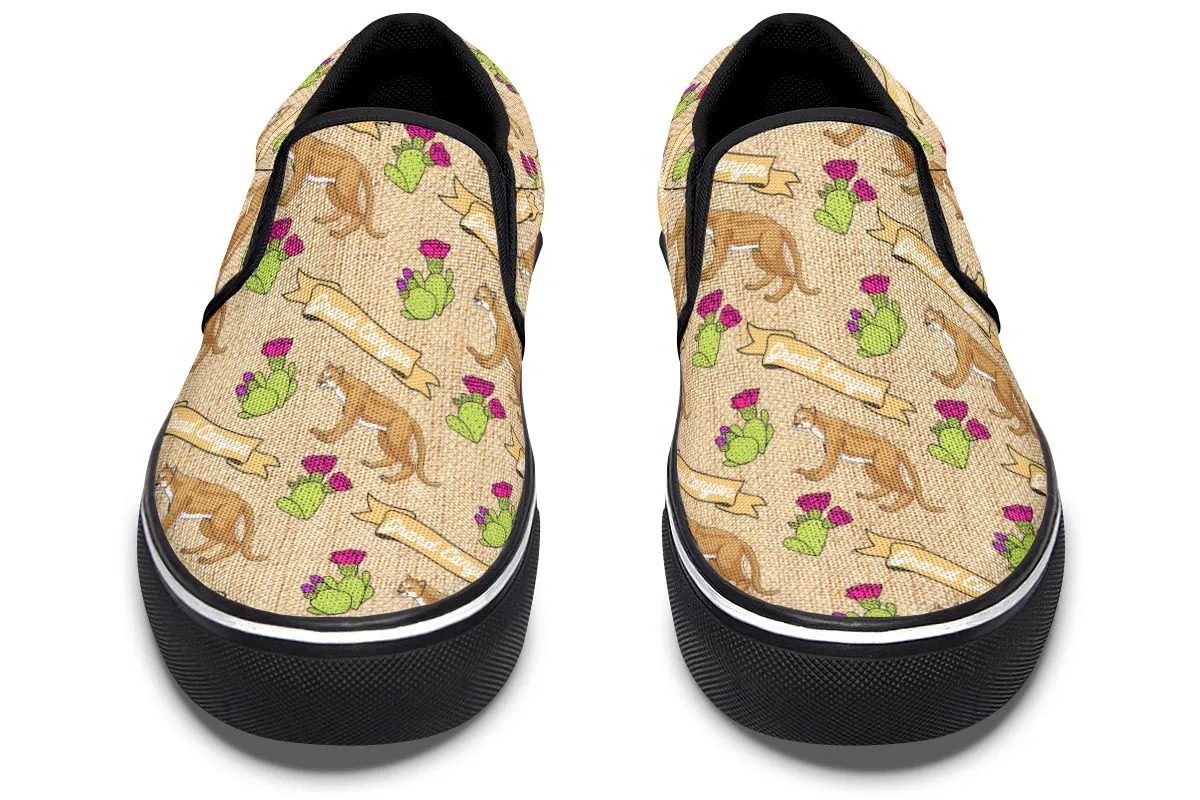 Grand Canyon Pattern Slip-On Shoes