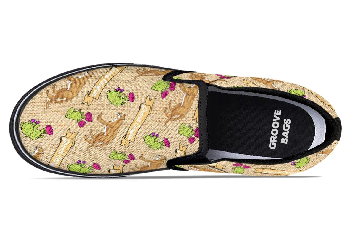 Grand Canyon Pattern Slip-On Shoes