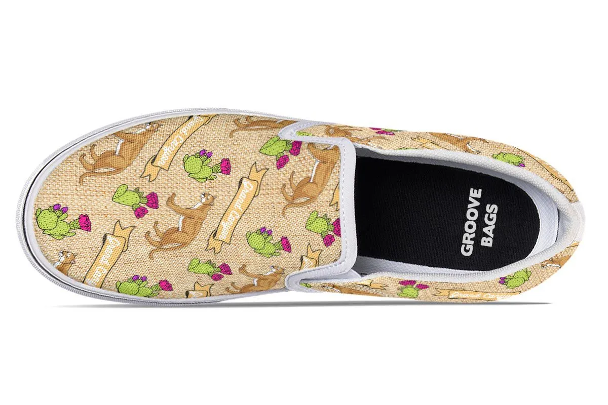 Grand Canyon Pattern Slip-On Shoes